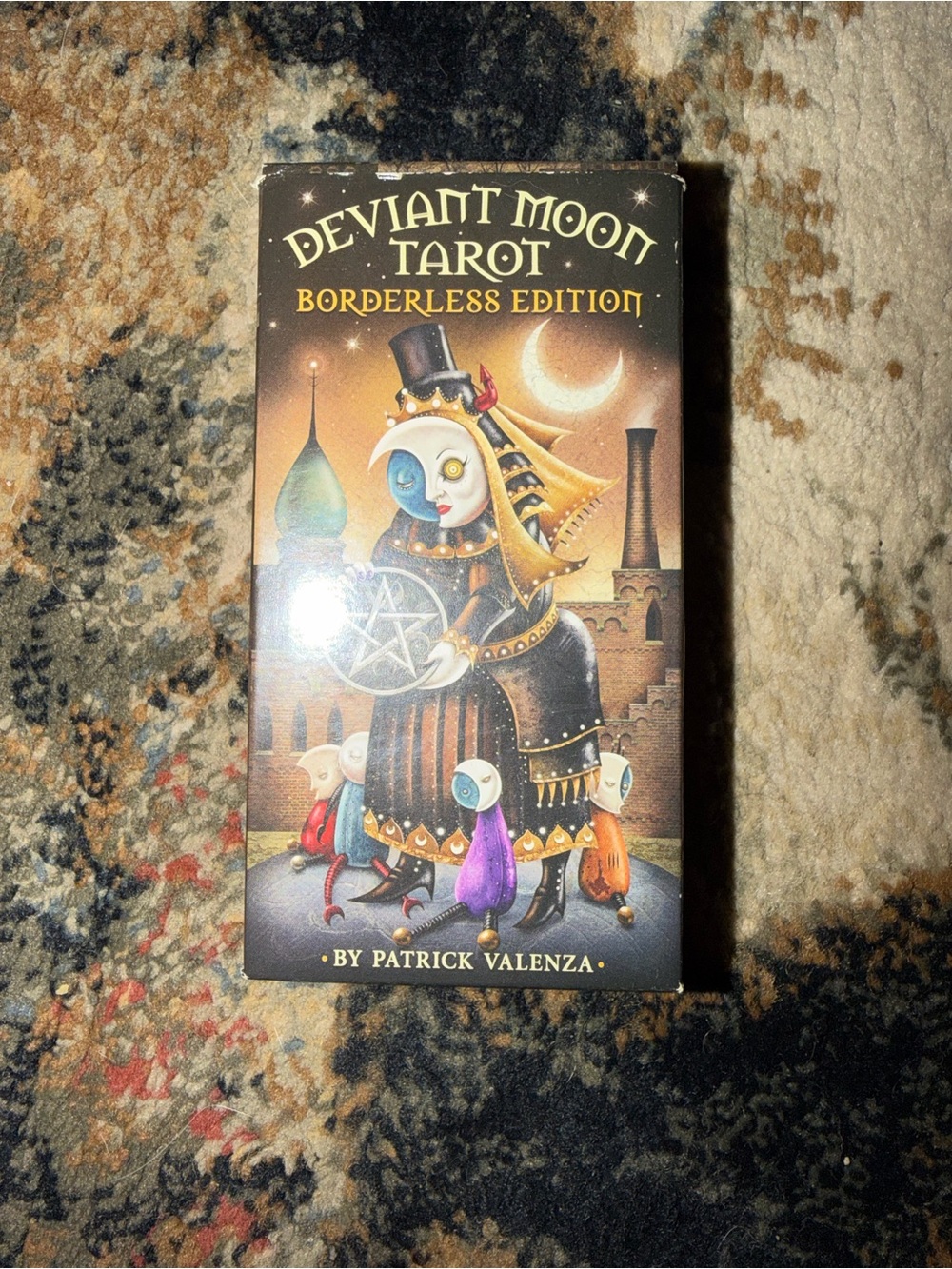 Deviant Moon Tarot Borderless Edition by Patrick Valenza - Black & Gold Box